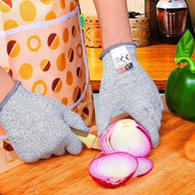Load image into Gallery viewer, Anti-Cut Gloves 5 Grade Safety Cut Proof Stab Resistant Stainless Steel
