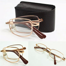 将图片加载到图库查看器,Anti Harmful Blue Ray Sunglasses Unisex Mini Folding Reading Glasses For Men And Women Ultralight Eyeglasses Slim And Foldable Small Portable Eyewear For Men