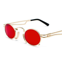 将图片加载到图库查看器,Anti Reflective Retro Eyeglasses Metal Oval Shape Sunglasses For Women & Men Retro Design Sun Glasses For Unisex New Colorful Frames New Popular Design