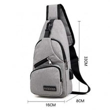 将图片加载到图库查看器,Anti-theft Sling Backpack With Charging Port