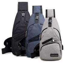 将图片加载到图库查看器,Anti-theft Sling Backpack With Charging Port