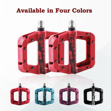 Load image into Gallery viewer, Anti-Vibration Mountain Bike Pedal Anti-Skid Lightweight Nylon Fiber Bicycle Pedal Board High-Strength Anti-Skid Bicycle Pedal New Nylon Fabric Anti Slip Durable Mountain Bike Flat Pedals