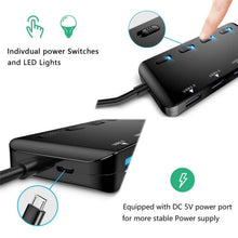 将图片加载到图库查看器,APANAGE 4-Port Powered USB 3.0 Hub Splitter