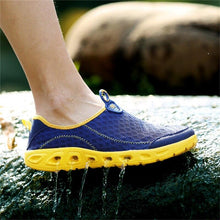Load image into Gallery viewer, Aqua Shoes Unisex Casual Fashion Mesh Breathable Quick Dry Outdoor Rubber Sole Slip Water Shoes For Beach Water Sports Lightweight Slip On Walking Shoes