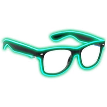 将图片加载到图库查看器,Aquat Light up EL Wire Neon Rave Glasses