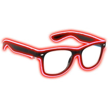 将图片加载到图库查看器,Aquat Light up EL Wire Neon Rave Glasses
