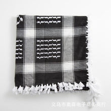 将图片加载到图库查看器,Arab Scarf Shawl Keffiyeh Wrap Shemagh Scarf Mask Cycling Shawl Neck Cover Man Woman Hiking Sunshade Head Wrap Men Scarf Shawl Wrap Pattern of Arab Shemagh Keffiyeh Men Arab Kufiyah Keffiyeh Arabic Muslim Head Wrap