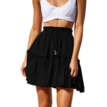 Load image into Gallery viewer, Arjungo Women's Ruffled Boho A Line Skater Mini Skirt