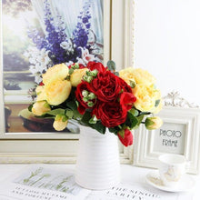 将图片加载到图库查看器,Artificial Roses Flowers Bundle Of Beautiful Silk Peony Bouquet For Home Wedding Party Scrapbook Decoration Accessories Artificial Rose Flowers Bouquet Silk Flowers Rose for Home Bridal Wedding Party Festival Decor