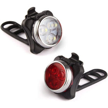 将图片加载到图库查看器,Ascher USB Rechargeable Bike Light Set