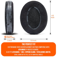 将图片加载到图库查看器,ATH M50X Earpads - Velour Hybrid