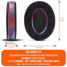 将图片加载到图库查看器,ATH M50X Earpads - Velour Hybrid