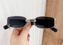 Load image into Gallery viewer, Attractive Sunglasses Square Shape Eyeglasses Metal Black Lenses For Men Women Sun Glasses for Outdoor Travel Driving Sunglasses