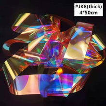 将图片加载到图库查看器,Aurora Nails Glass Foil Film Sticker Cellophane Paper Korean Nail Trend Design Ice Cube Manicure Accessories Heart Nail Art Stickers Glitter Decals Decoration Stickers Glitter Decals Love Nail Sequins Laser Heart Nail Supplies Sparkle Nail