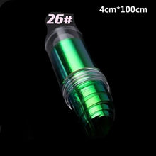 将图片加载到图库查看器,Aurora Nails Glass Foil Film Sticker Cellophane Paper Korean Nail Trend Design Ice Cube Manicure Accessories Heart Nail Art Stickers Glitter Decals Decoration Stickers Glitter Decals Love Nail Sequins Laser Heart Nail Supplies Sparkle Nail
