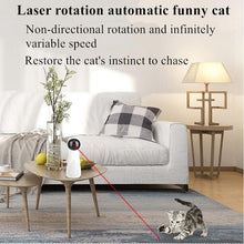 将图片加载到图库查看器,Automatic Cat Toys Teaser Interactive Smart Teasing Pet LED Laser Funny Handheld Mode Electronic Pet USB Charge Toys for Indoor Pet Auto On Off Silent Chase Laser Light Random Speed Pattern Active Cat Toys Hunting Exercise