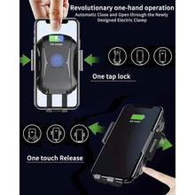 Load image into Gallery viewer, Automatic Clamping Wireless Car Charger Mount