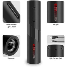 将图片加载到图库查看器,Automatic Electric Wine Bottle Corkscrew Opener