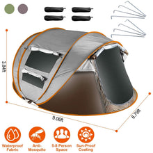 将图片加载到图库查看器,Automatic Pop Up Camping Tent