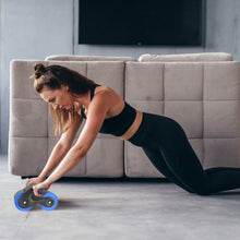 Load image into Gallery viewer, Automatic Rebound Anti-Slip AB Roller Wheel with Knee Pad Holder