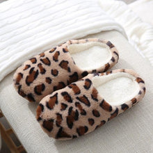 将图片加载到图库查看器,Autumn Winter Home Slippers Women Cotton Floor Shoes Plush Indoor Slippers Women Men Couple Warm House Slippers Slip On Bedroom Slippers With Comfy Fleece Lining