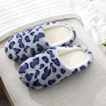 将图片加载到图库查看器,Autumn Winter Home Slippers Women Cotton Floor Shoes Plush Indoor Slippers Women Men Couple Warm House Slippers Slip On Bedroom Slippers With Comfy Fleece Lining
