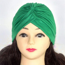 将图片加载到图库查看器,Autumn Winter Warm Headwear Soft Shine Silver Gold Lightweight Knot Twist Turban Headbands Cap Casual Streetwear Hats For Women
