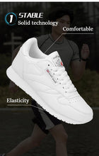 Load image into Gallery viewer, Autumn Womens Mens Sneakers Black Fashion Vulcanized Shoes Lace-up Casual Flats Light Couple Fashion Sneakers Breathable Casual Comfortable Lightweight Sneakers