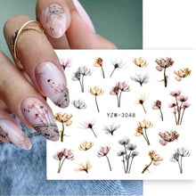 Load image into Gallery viewer, Avocado Fruit Transfer Nail Stickers Charms Winter Water Sticker For Nails Sliders Character Image Tattoo Decal Decoration Cute Summer Nail Art Stickers Summer Fruit Stickers on Nails Unicorn Banana Cherry Avocado Dog Strawberry Nail Art Decals