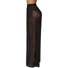 Load image into Gallery viewer, Awoscut Women See Through Sheer Mesh Pants