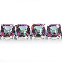 Load image into Gallery viewer, 48.93 Carat Genuine Rainbow Quartz .925 Sterling Silver Bracelet