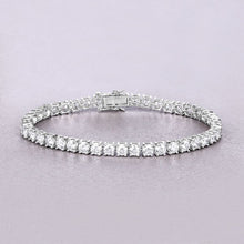 Load image into Gallery viewer, 10.00 Carat Lab Grown Diamond 14K White Gold Bracelet