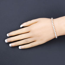Load image into Gallery viewer, 10.00 Carat Lab Grown Diamond 14K Yellow Gold Bracelet