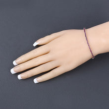 将图片加载到图库查看器,3.35 Carat Genuine Ruby .925 Sterling Silver Bracelet
