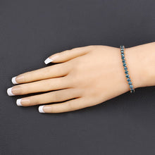 Load image into Gallery viewer, 12.95 Carat Genuine Blue Diamond 14K Yellow Gold Bracelet