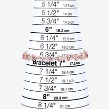 Load image into Gallery viewer, 7.56 Carat Genuine Morganite and White Diamond 14K Rose Gold Bracelet