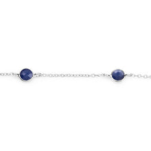 Load image into Gallery viewer, 1.50 Carat Genuine Blue Sapphire .925 Sterling Silver Bracelet