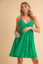 Load image into Gallery viewer, Ruched Plunge Mini Cami Dress, Sexy Plunge Neckline, Sculpted Fit, Trendy & Flattering Dress for Night Outs & Special Occasions For Women
