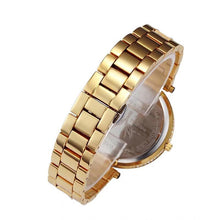 Load image into Gallery viewer, Women Quartz Watch Fashion Bling Casual Ladies Watch Female Quartz Gold Watch Crystal Diamond Leopard For Women and Girls