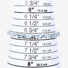 Load image into Gallery viewer, 7.60 Carat Genuine Blue Topaz .925 Sterling Silver Bracelet