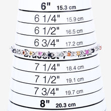 Load image into Gallery viewer, 0.88 Carat Genuine Multi Sapphire .925 Sterling Silver Bracelet