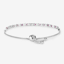 将图片加载到图库查看器,0.88 Carat Genuine Ruby .925 Sterling Silver Bracelet