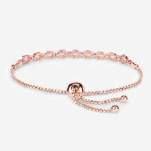 Load image into Gallery viewer, 1.35 Carat Genuine Morganite .925 Sterling Silver Bracelet