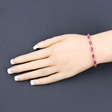 Load image into Gallery viewer, 8.00 Carat Genuine Ruby 10K Yellow Gold Bracelet
