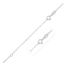 将图片加载到图库查看器,Double Extendable Box Chain in 14k White Gold (0.6mm)