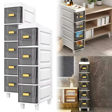 Load image into Gallery viewer, Slimline Multi-Drawer Storage Cabinet β 3, 4, or 6 Layer