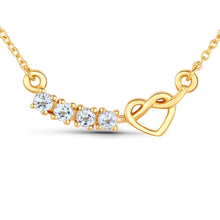 Load image into Gallery viewer, 0.24 Carat Genuine Aquamarine .925 Sterling Silver Necklace