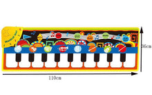 Load image into Gallery viewer, Baby Electronic Music Piano Play Mat Multi-function 8 Instruments Mode Musical Carpets For Kids