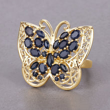 Load image into Gallery viewer, 2.86 Carat Genuine Blue Sapphire .925 Sterling Silver Ring