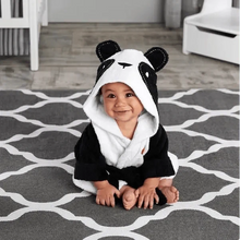 Load image into Gallery viewer, Baby Cute Mini Cartoon Bathrobes Soft Comfortable Bathrobe Warm Bath Towel For Babies Infants Beach Indoor Towel Durable Blankets